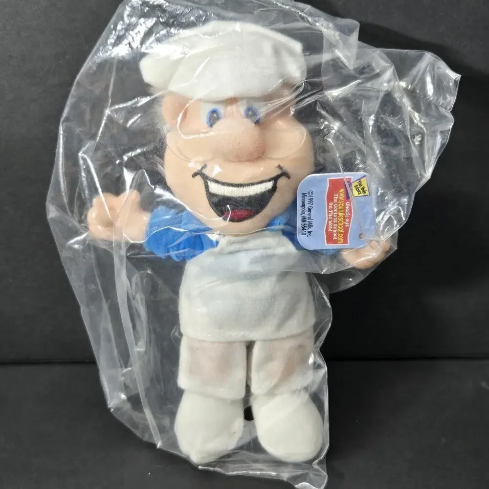 1997 General Mills Breakfast Pals Plush Beanie - Cinnamon Toast Crunch -‎ Baker